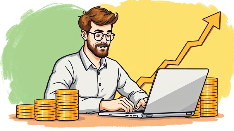 Simulador de renda passiva com base em dividendos reais